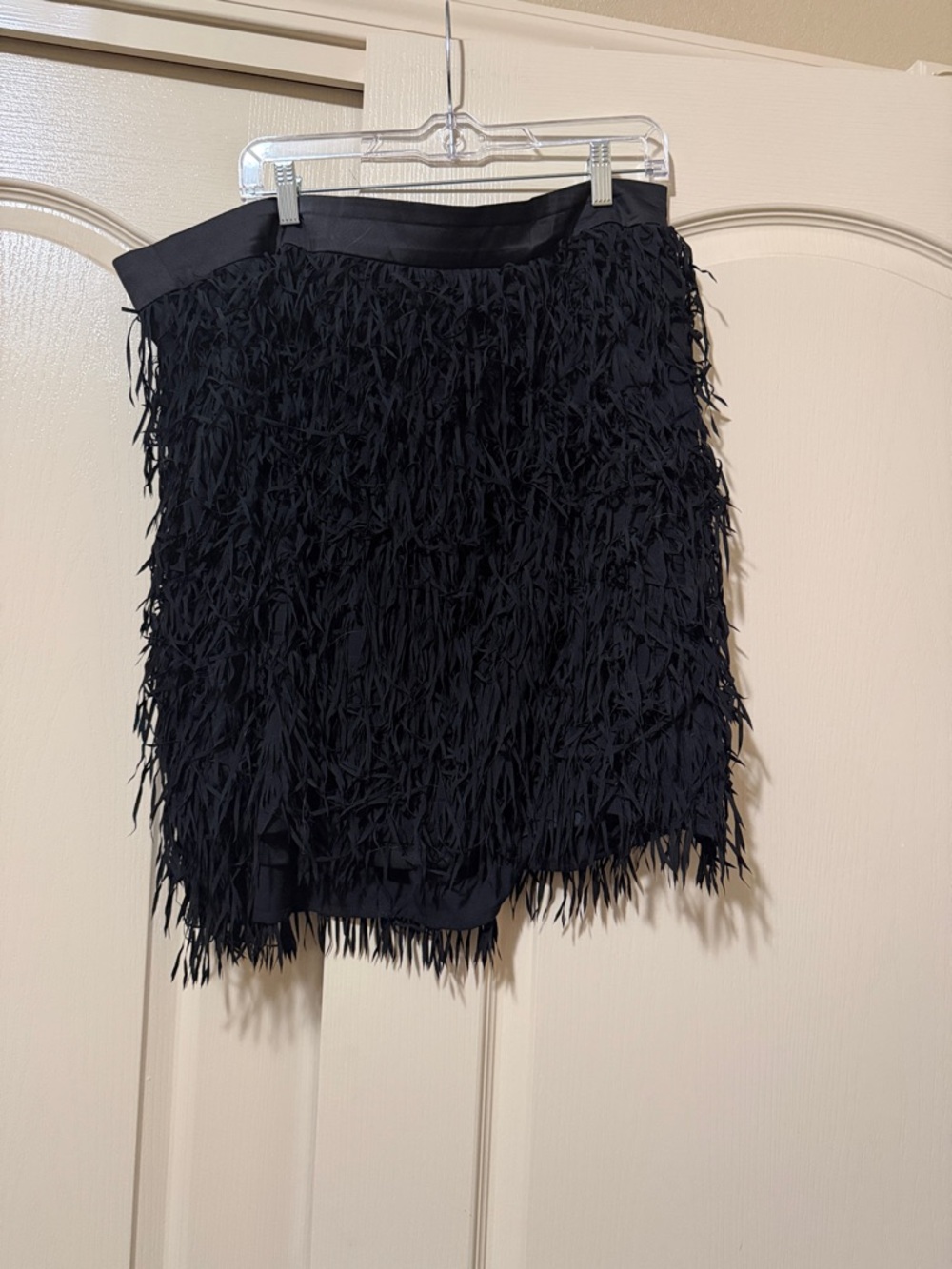 torrid Black Mini Skirt with Fringe Texture